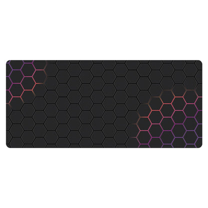 300x700x3mm Honeycomb Pattern Large Mouse Pad Anti-skid Rubber Desktop Mat