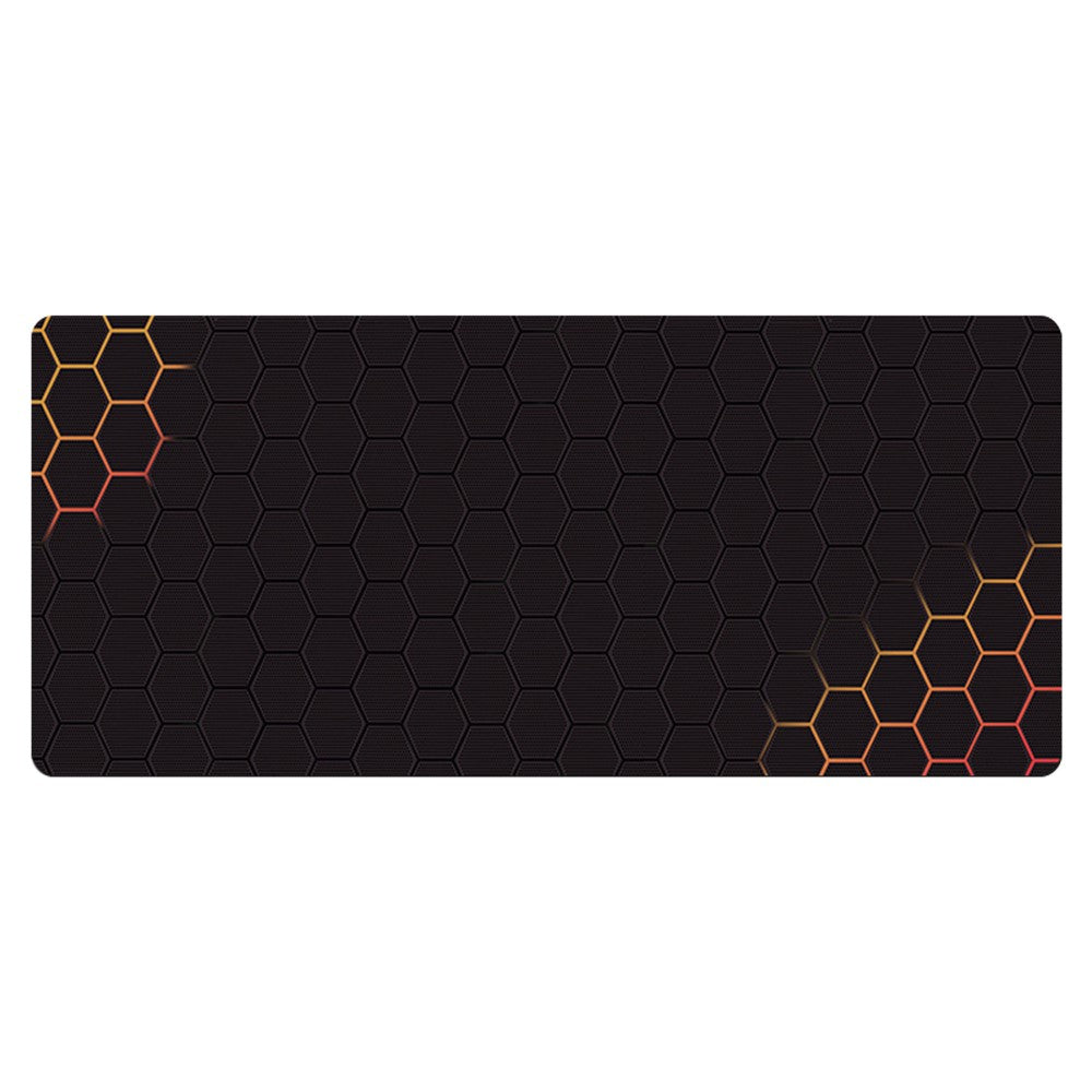 300x700x3mm Honeycomb Pattern Large Mouse Pad Anti-skid Rubber Desktop Mat