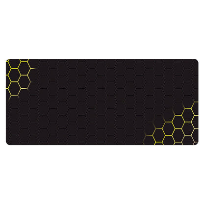 300x700x3mm Honeycomb Pattern Large Mouse Pad Anti-skid Rubber Desktop Mat