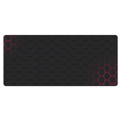 300x700x3mm Honeycomb Pattern Large Mouse Pad Anti-skid Rubber Desktop Mat