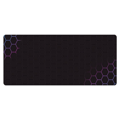 300x700x2mm Large Mouse Pad Honeycomb Pattern Anti-skid Rubber Desktop Mat