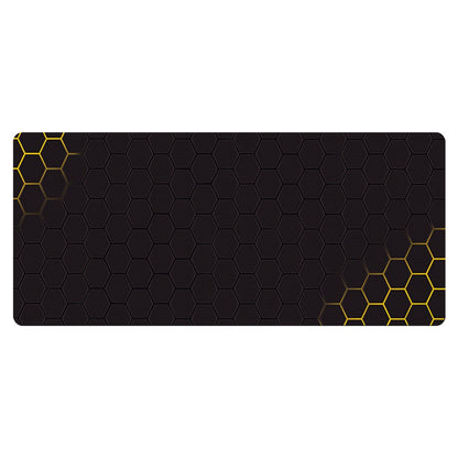 300x700x2mm Large Mouse Pad Honeycomb Pattern Anti-skid Rubber Desktop Mat