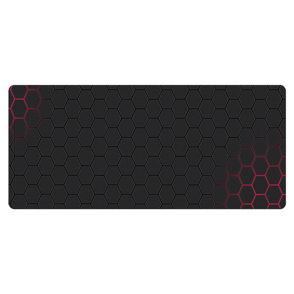 300x700x2mm Large Mouse Pad Honeycomb Pattern Anti-skid Rubber Desktop Mat