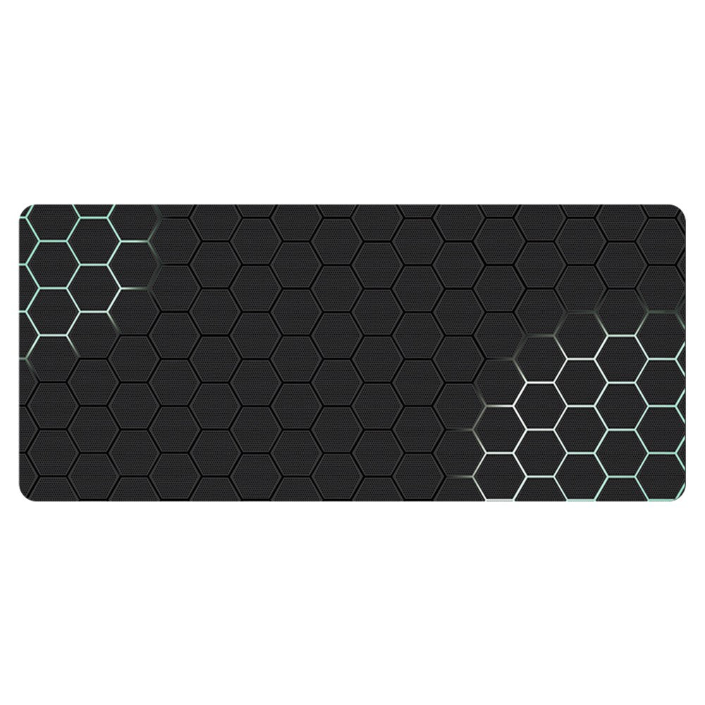 300x800x3mm Honeycomb Pattern Gaming Mouse Pad Rubber Anti-skid Desktop Mat