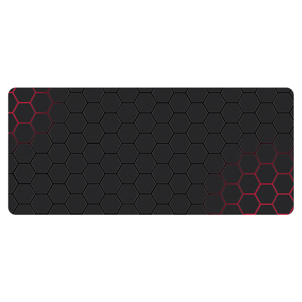 300x800x3mm Honeycomb Pattern Gaming Mouse Pad Rubber Anti-skid Desktop Mat