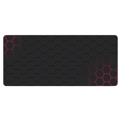 300x800x3mm Honeycomb Pattern Gaming Mouse Pad Rubber Anti-skid Desktop Mat