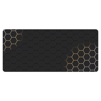 300x800x3mm Honeycomb Pattern Gaming Mouse Pad Rubber Anti-skid Desktop Mat