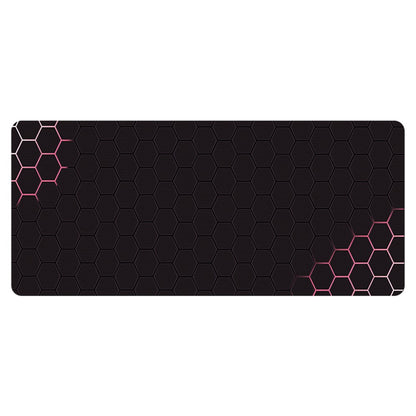300x800x3mm Honeycomb Pattern Gaming Mouse Pad Rubber Anti-skid Desktop Mat