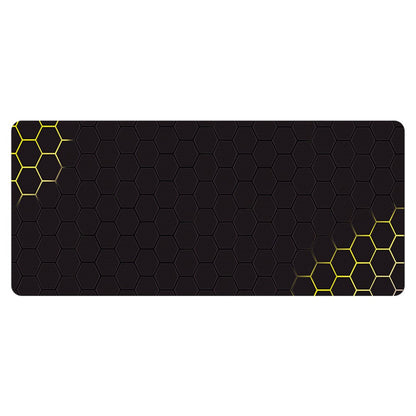 300x800x3mm Honeycomb Pattern Gaming Mouse Pad Rubber Anti-skid Desktop Mat