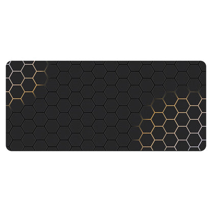 300x750x3mm Honeycomb Pattern Anti-slip Rubber Mouse Pad Computer Desktop Mat