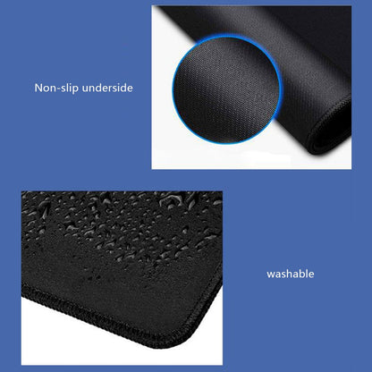 400x1000x3mm Anti-slip Rubber Mouse Pad Stylish Honeycomb Pattern Desktop Mat