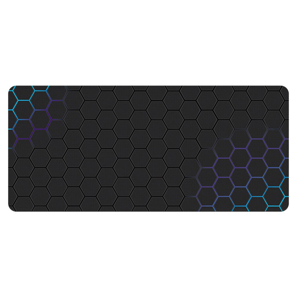400x1000x3mm Anti-slip Rubber Mouse Pad Stylish Honeycomb Pattern Desktop Mat