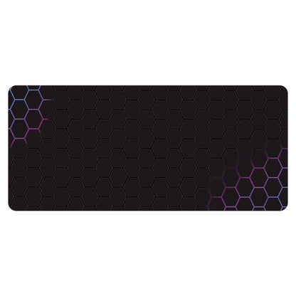 400x1000x3mm Anti-slip Rubber Mouse Pad Stylish Honeycomb Pattern Desktop Mat
