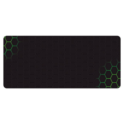 400x1000x3mm Anti-slip Rubber Mouse Pad Stylish Honeycomb Pattern Desktop Mat