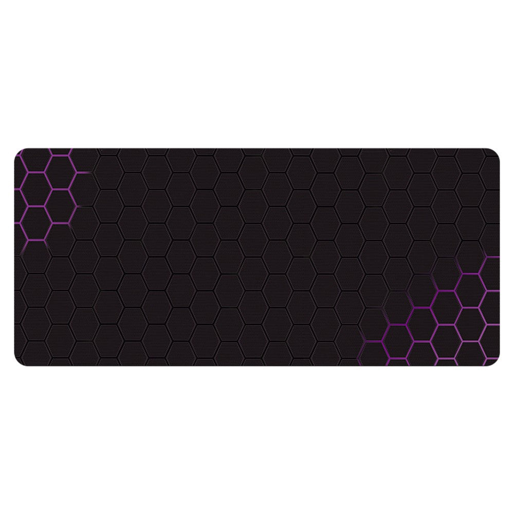 400x1000x3mm Anti-slip Rubber Mouse Pad Stylish Honeycomb Pattern Desktop Mat