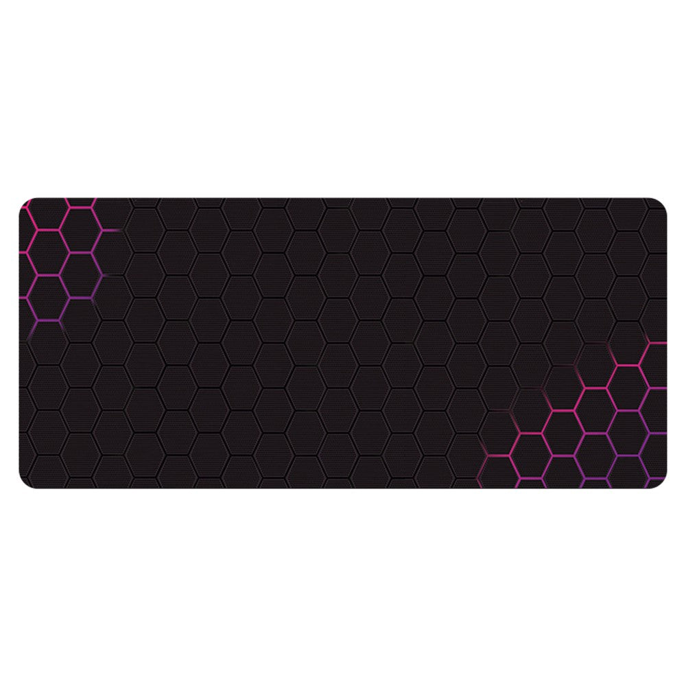 400x1000x3mm Anti-slip Rubber Mouse Pad Stylish Honeycomb Pattern Desktop Mat