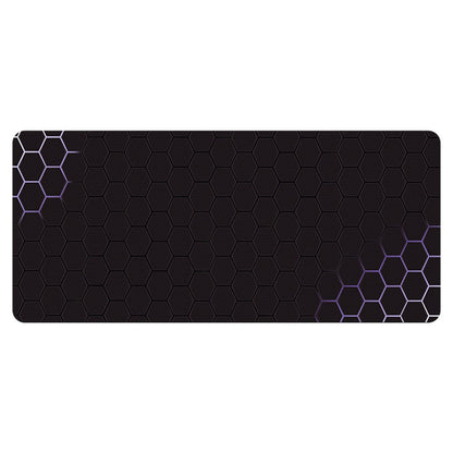 400x1000x3mm Anti-slip Rubber Mouse Pad Stylish Honeycomb Pattern Desktop Mat