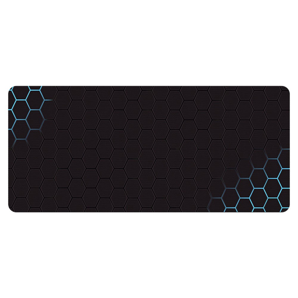 400x1000x3mm Anti-slip Rubber Mouse Pad Stylish Honeycomb Pattern Desktop Mat