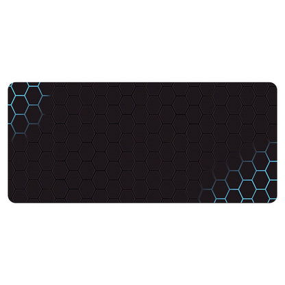 400x1000x3mm Anti-slip Rubber Mouse Pad Stylish Honeycomb Pattern Desktop Mat
