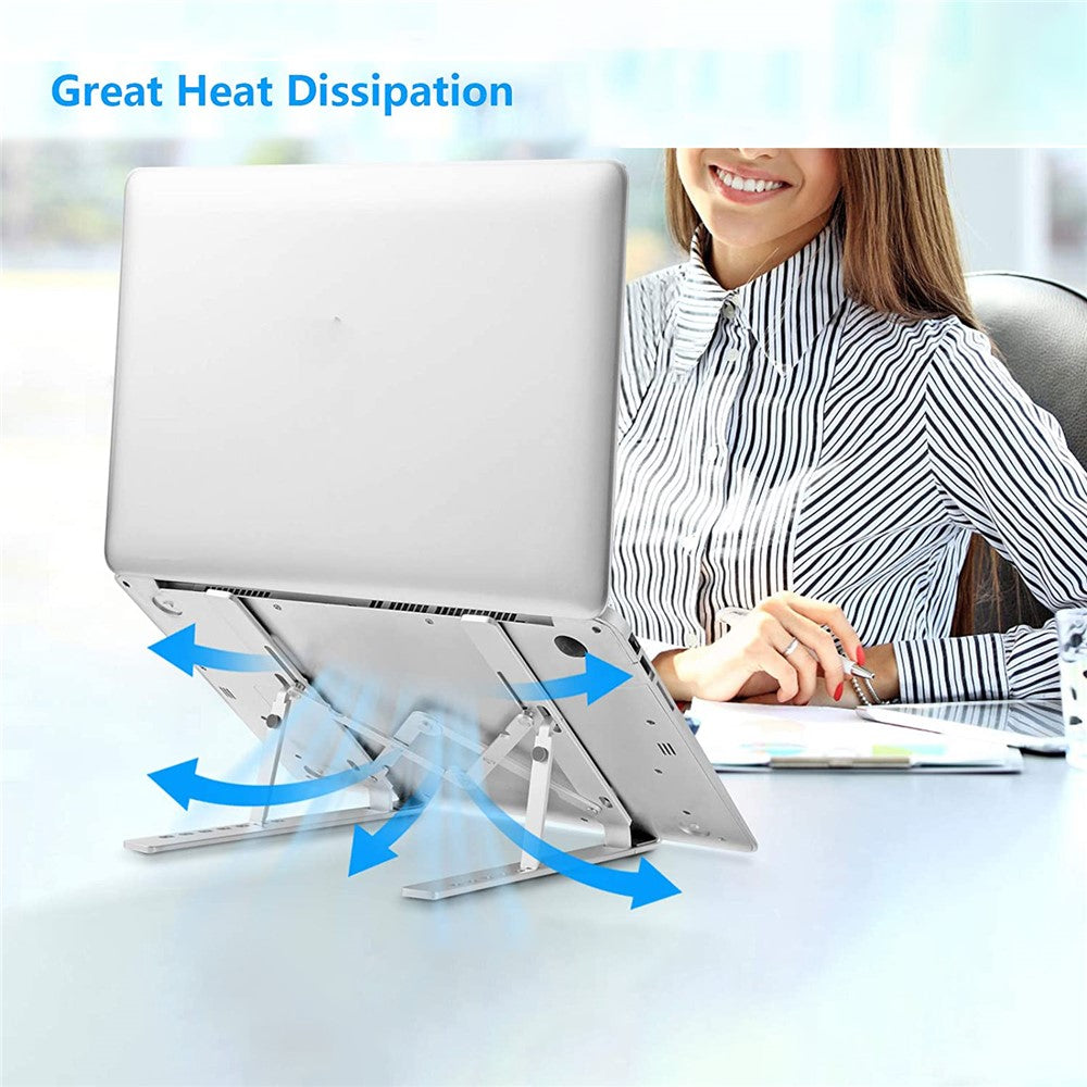 Laptop Holder Riser Computer Stand Adjustable Aluminum Foldable Portable Notebook Stand