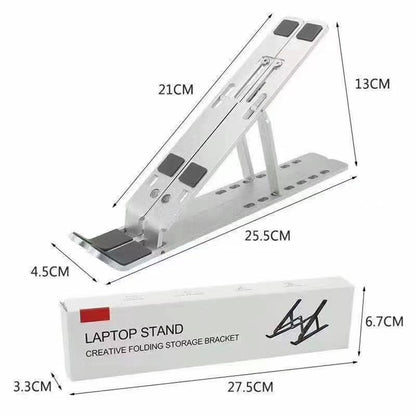 Laptop Holder Riser Computer Stand Adjustable Aluminum Foldable Portable Notebook Stand