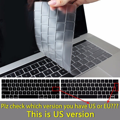 WIWU Soft Silicone Keyboard Protector Film Replacement (US Version) for Apple MacBook Air 13 inch (2018)