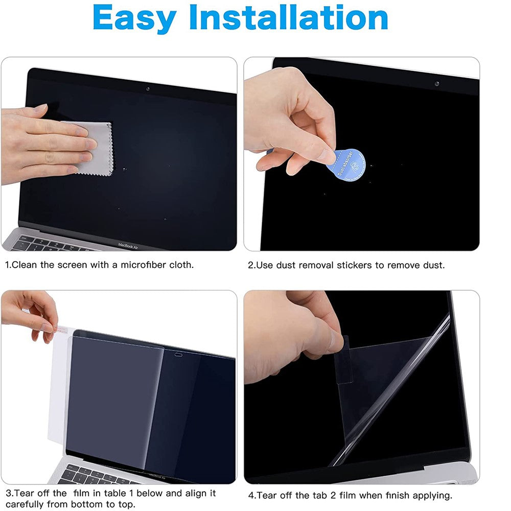 Matte Waterproof Sensitive Touch Ultra Slim Soft PET Film Screen Protector for MacBook Pro 16 inch (2021) A2485