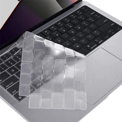 ENKAY HAT PRINCE TPU Keyboard Film (EU Version) for MacBook Pro 14 inch (A2442) / 16 inch (A2485) / Air 15 inch (2025) / (2024) / (2023) A2941 / 13 inch (2025)