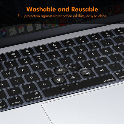 ENKAY MacBook Pro 14.2 / Pro 16.2 / Air 13.6 / Air 15.3  US Version Keyboard Cover Soft Silicone Protective Film