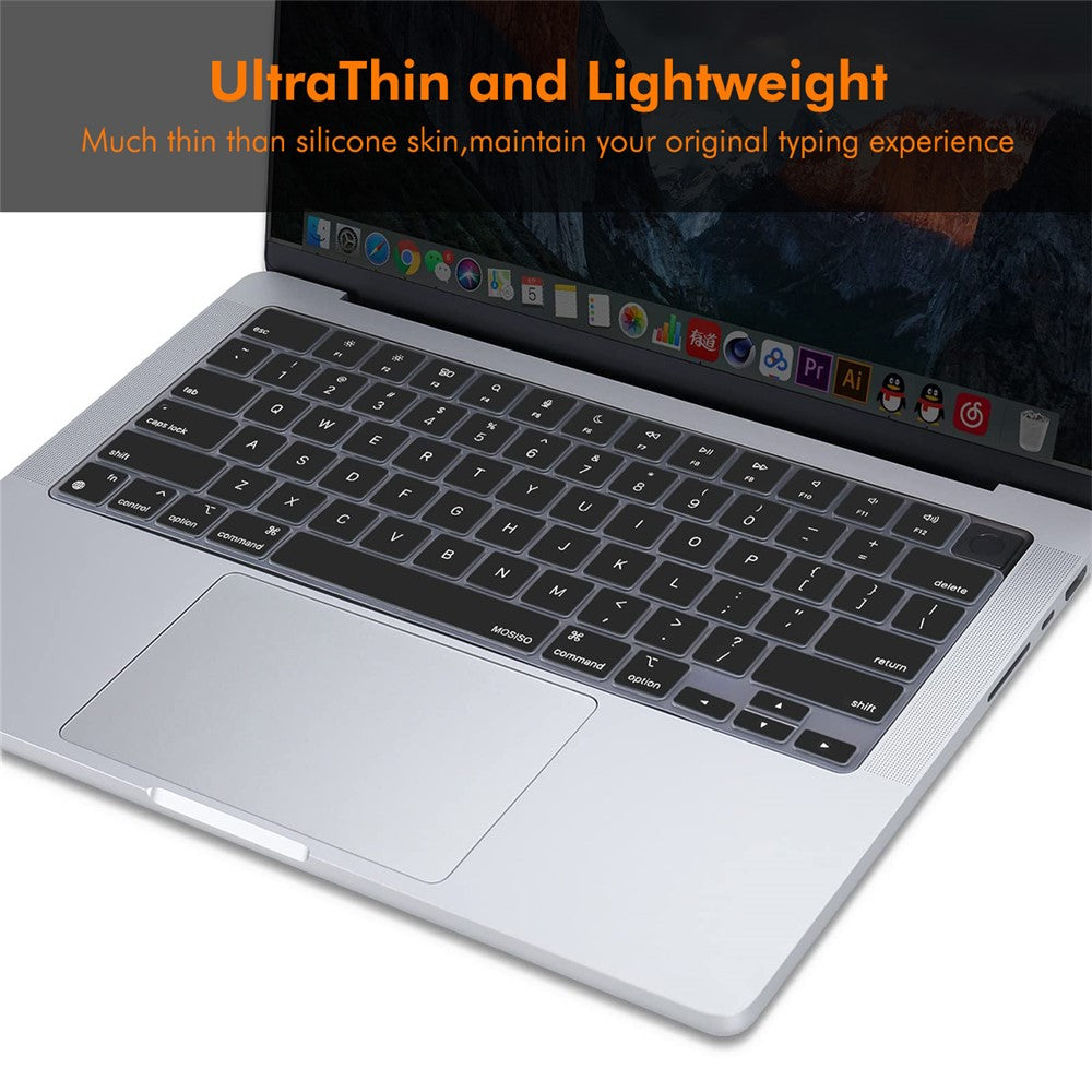 ENKAY MacBook Pro 14.2 / Pro 16.2 / Air 13.6 / Air 15.3  US Version Keyboard Cover Soft Silicone Protective Film