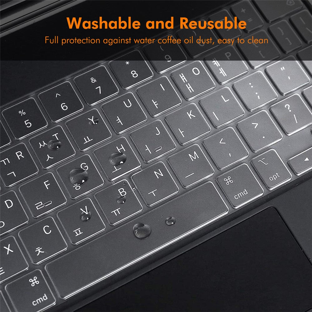ENKAY iPad Air 13 (2025) / (2024) / Pro 12.9 (2022 / 2021 / 2020)  US Version Magic Keyboard Cover Soft TPU Protective Film