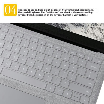 For Microsoft Surface Laptop 7 13.8-inch Keyboard Cover Anti Dust Waterproof Invisible Clear TPU Protection Film