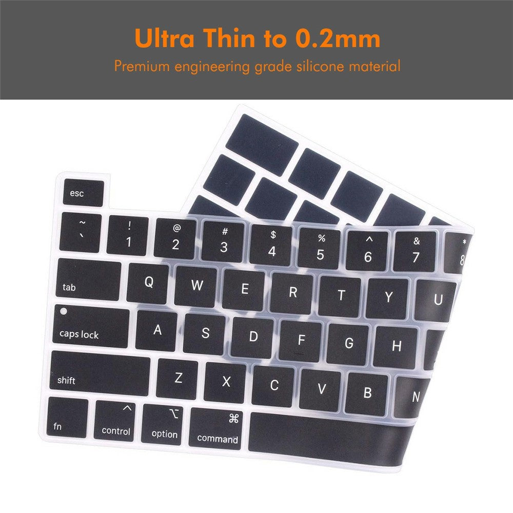 ENKAY Keyboard Cover for MacBook Pro 13 inch (2020) A2338 / A2251 / A2289 / 16 inch (2019) A2141 EU Version Layout Ultra Thin Silicone Keyboard Protector