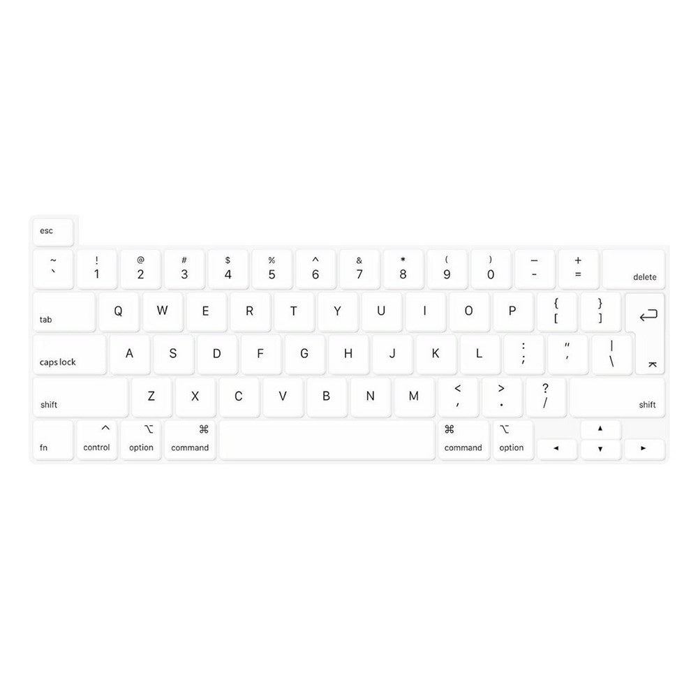ENKAY Keyboard Cover for MacBook Pro 13 inch (2020) A2338 / A2251 / A2289 / 16 inch (2019) A2141 EU Version Layout Ultra Thin Silicone Keyboard Protector