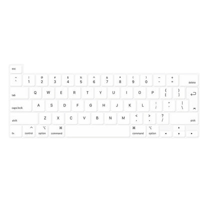 ENKAY Keyboard Cover for MacBook Pro 13 inch (2020) A2338 / A2251 / A2289 / 16 inch (2019) A2141 EU Version Layout Ultra Thin Silicone Keyboard Protector