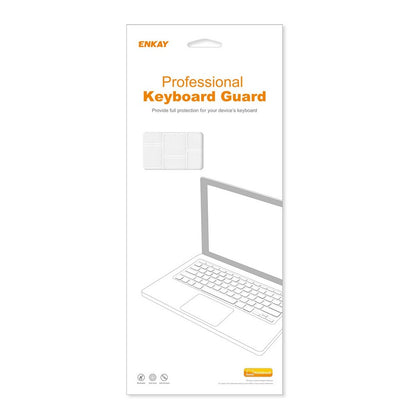 ENKAY Keyboard Cover for MacBook Air 13 / 15 (2022-2026) / MacBook Pro 14 / 16 (2021-2026) EU Version Layout Ultra Thin Silicone Keyboard Protector