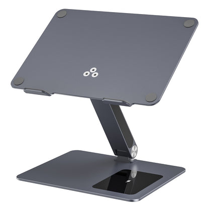 C5Q 15W Wireless Charging Laptop Riser Folding Bracket with 6-in-1 Hub Docking Station