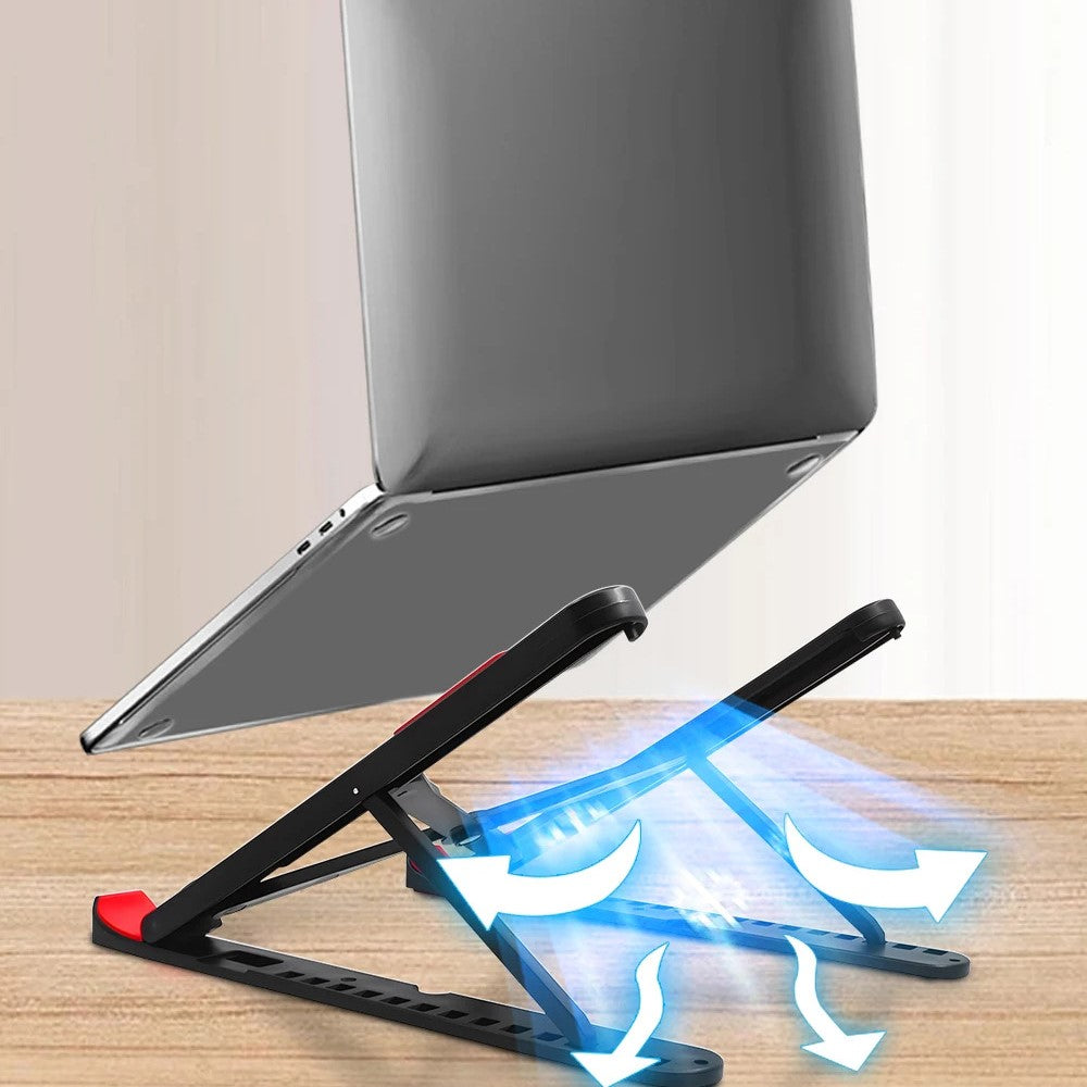 A9 Portable Laptop Stand 13 Height Adjustable Levels Foldable Notebook Desktop Riser Holder