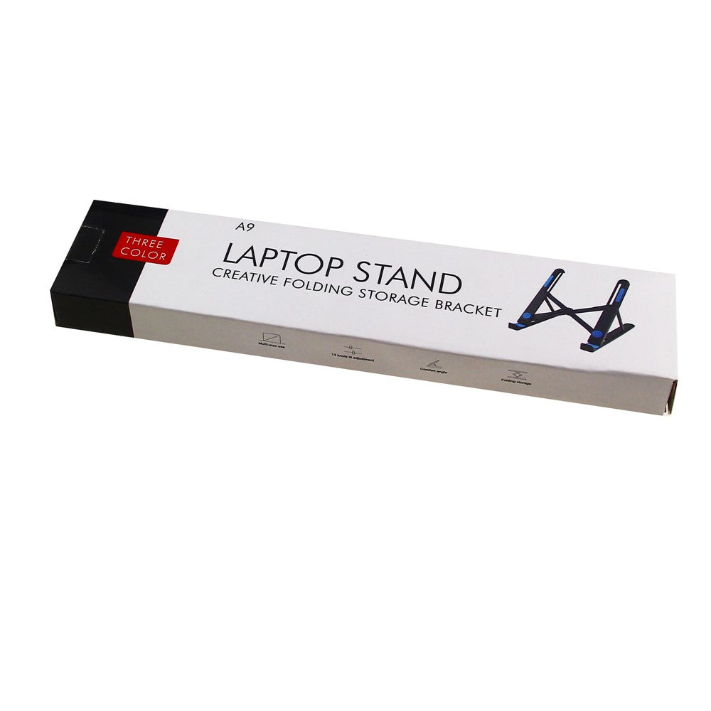 A9 Portable Laptop Stand 13 Height Adjustable Levels Foldable Notebook Desktop Riser Holder