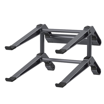 C19U Dual Layer Laptop Stand Tablet Notebook Riser Storage Rack with HD USB3.0 TF / SD Hub