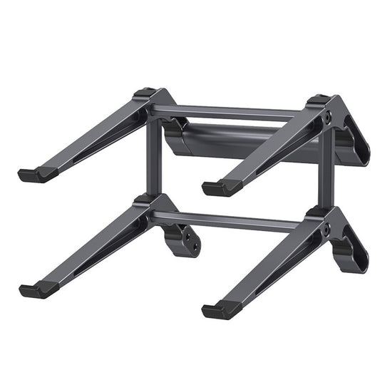 C19U Dual Layer Laptop Stand Tablet Notebook Riser Storage Rack with HD USB3.0 TF / SD Hub