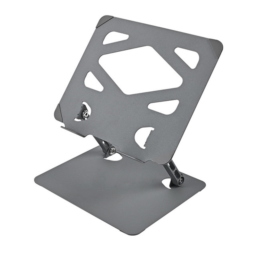 GFS01-T Carbon Steel Laptop Stand Adjustable Height Cooling Bracket for Notebooks Up to 17.3 Inch