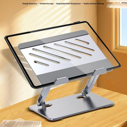 GFS02-T Carbon Steel Laptop Cooling Stand Adjustable Height Foldable Notebook Holder Bracket