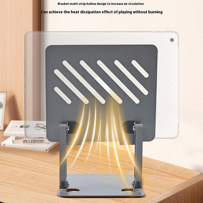 GFS02-T Carbon Steel Laptop Cooling Stand Adjustable Height Foldable Notebook Holder Bracket