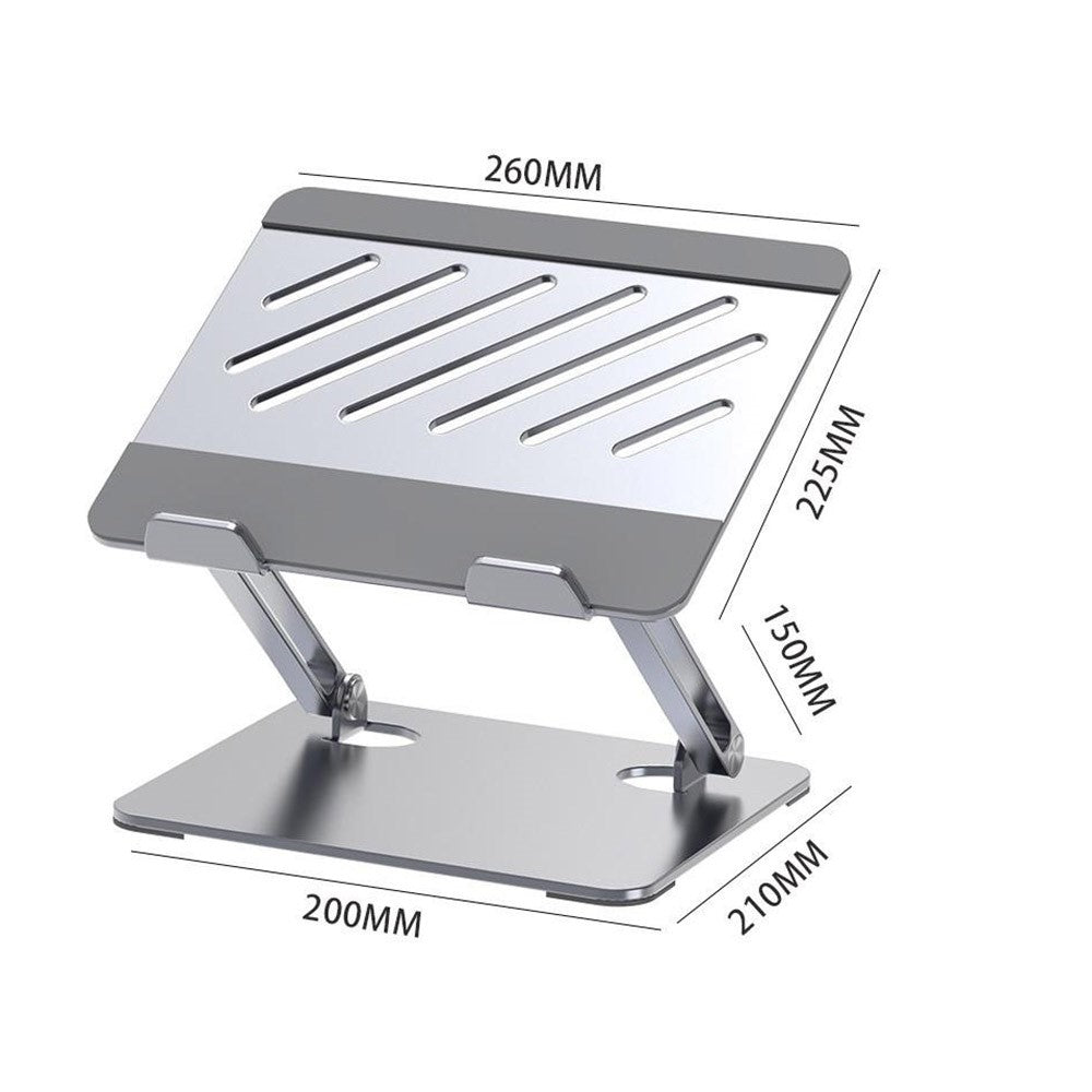 GFS02-T Carbon Steel Laptop Cooling Stand Adjustable Height Foldable Notebook Holder Bracket