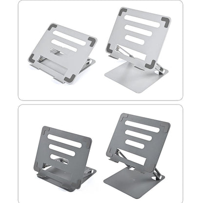 GFS03-T Carbon Steel Laptop Cooling Stand Adjustable Height Foldable Tablet Holder Notebook Bracket
