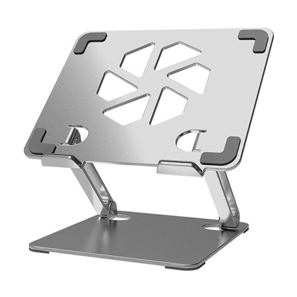 GFS06-T Carbon Steel Laptop Cooling Stand Adjustable Height Hollow Out Tablet Support for Notebooks