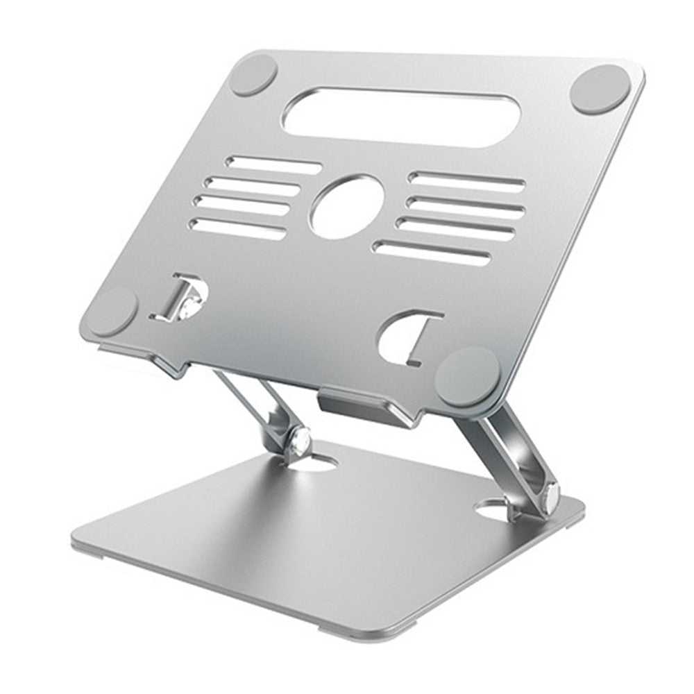 GFS08-T Notebook Bracket Carbon Steel Laptop Cooling Stand Adjustable Height Hollow Out Tablet Support