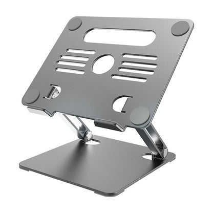 GFS08-T Notebook Bracket Carbon Steel Laptop Cooling Stand Adjustable Height Hollow Out Tablet Support
