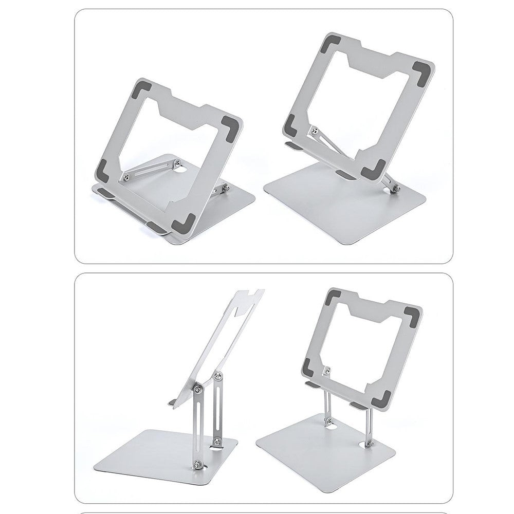 GFS012-T Foldable Carbon Steel Laptop Cooling Stand Adjustable Height Hollow Out Tablet Support